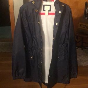 Navy Blue rain jacket